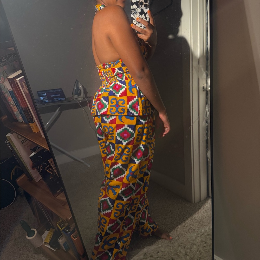 Colorful African Patterned 2-Piece Set - Picture 3 of 4